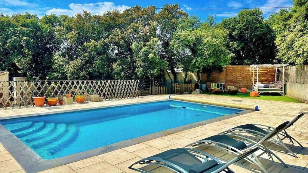 Appart Independent Garden Pool & Spa Sussargues 외부 사진